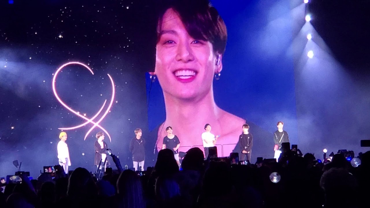 BTS SPEAK YOURSELF TOUR ROSEBOWL- ENDING MENT, MIKROKOSMOS