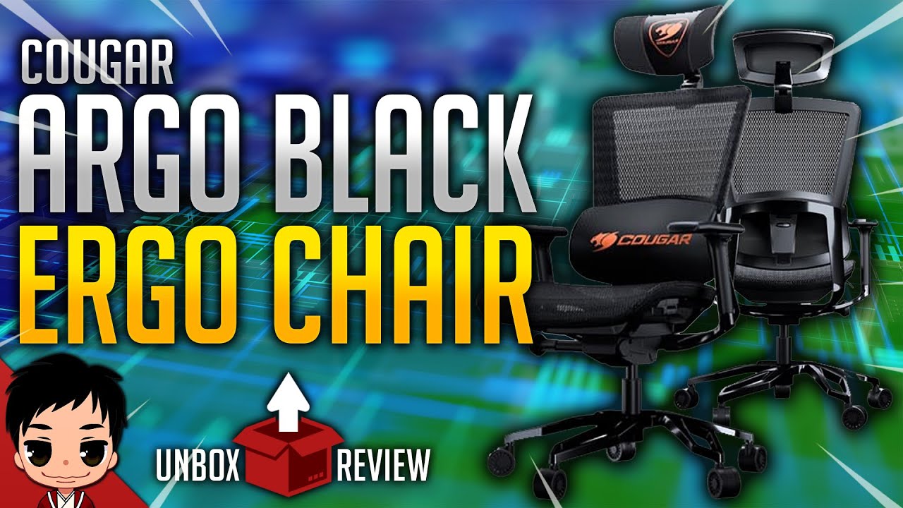 Cougar Argo Ergonomic Gaming Chair Black Edition | Unboxing & Review with GVeRaeveN