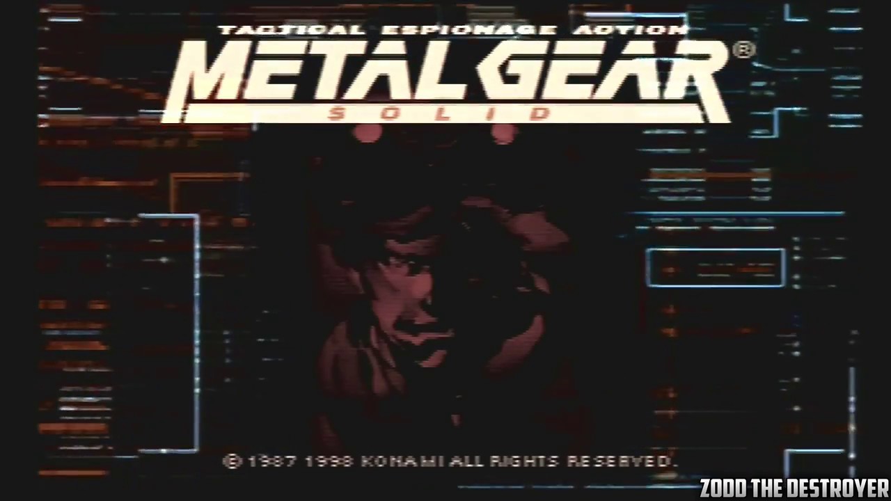 Metal Gear Solid : Tactical Espionage Action Intro
