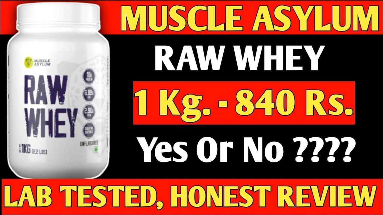 Muscle Asylum Raw Whey Protein Review With Lab Report || Insane Fitness