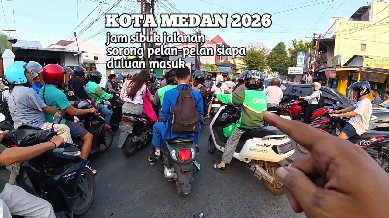 BEGINI JALANAN KALAU SUDAH JAM SIBUK SORE HARI | MEDAN PERJUANGAN | KOTA MEDAN 2026 | MOTOVLOG
