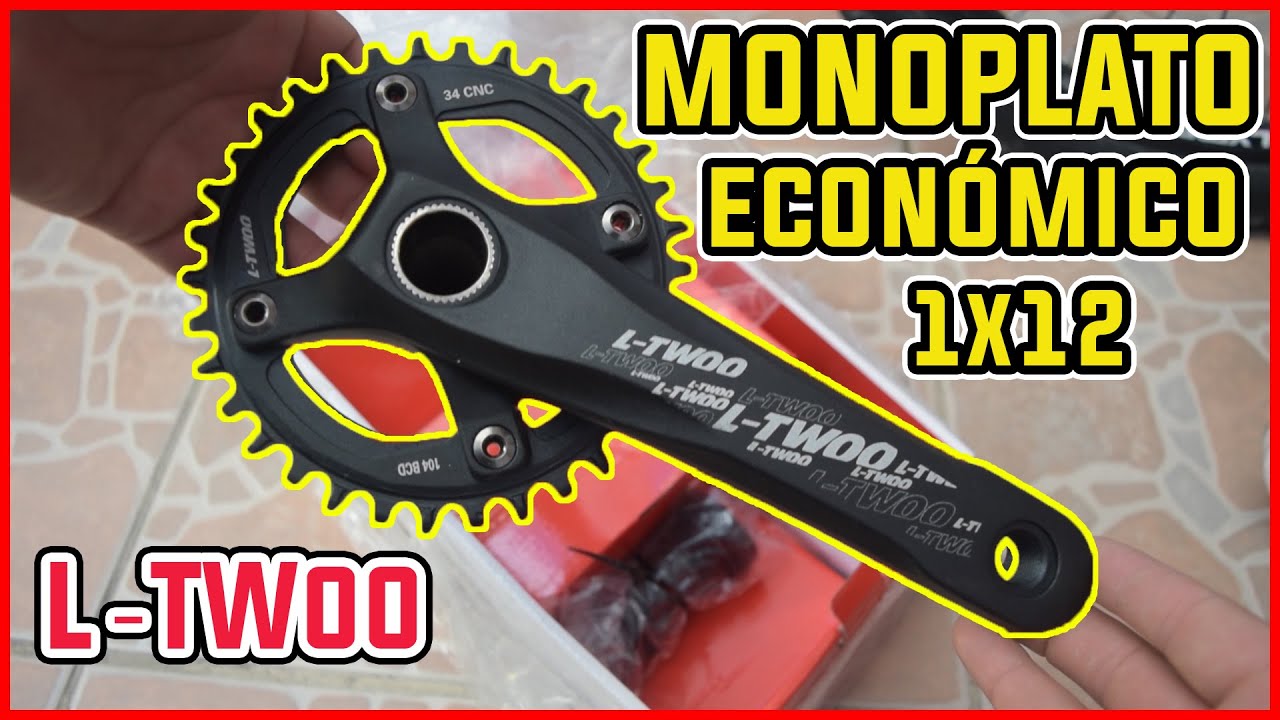 MONOPLATO BARATO LTWOO 1x12 - 34 Dientes - Conversión HOLLOWTECH vs CUADRADILLO