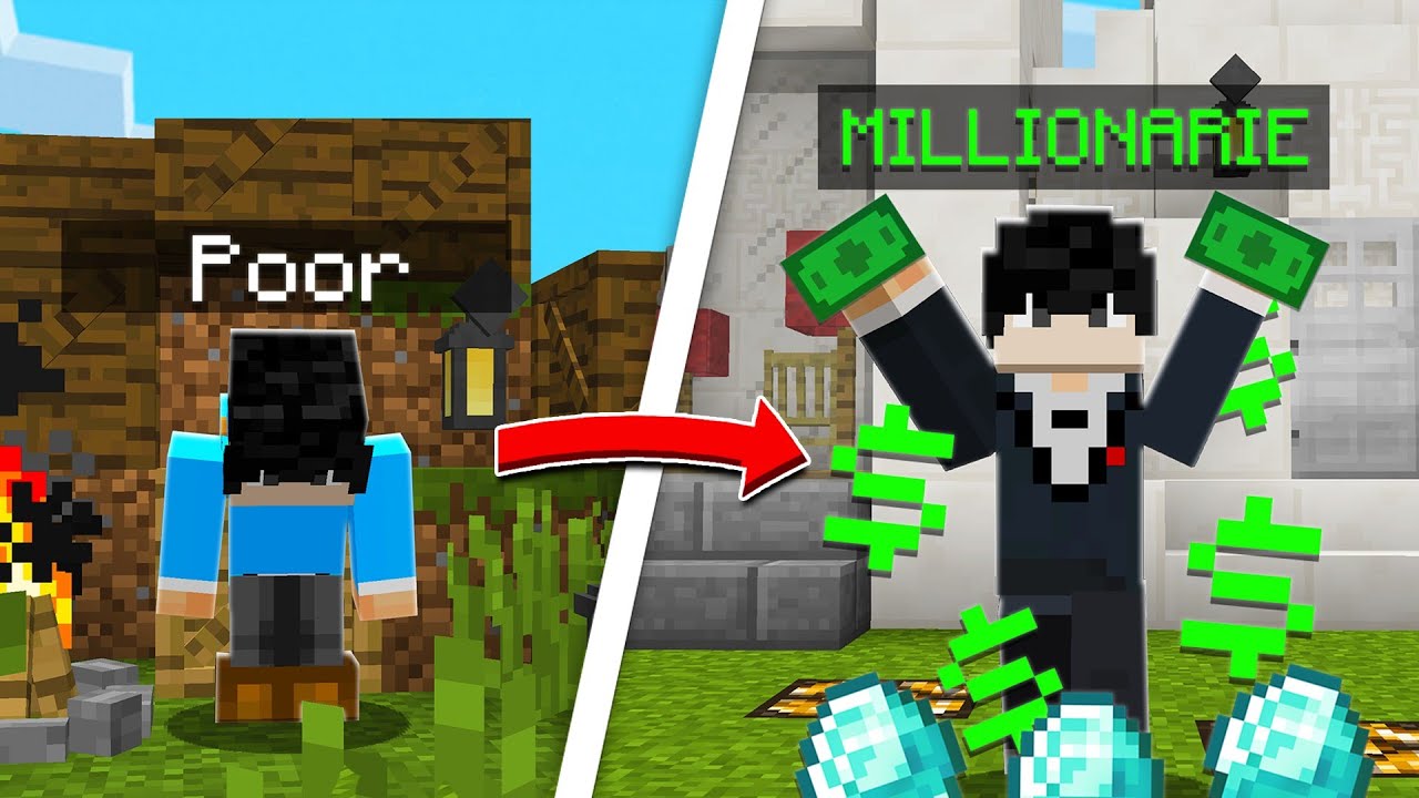 ဆင်းရဲသား Kwam ကနေ အချမ်းသားဆုံး Kwam အဖြစ် Minecraft ထဲမှာ ပြောင်းလဲခဲ့တယ် | Poor to Rich Mod