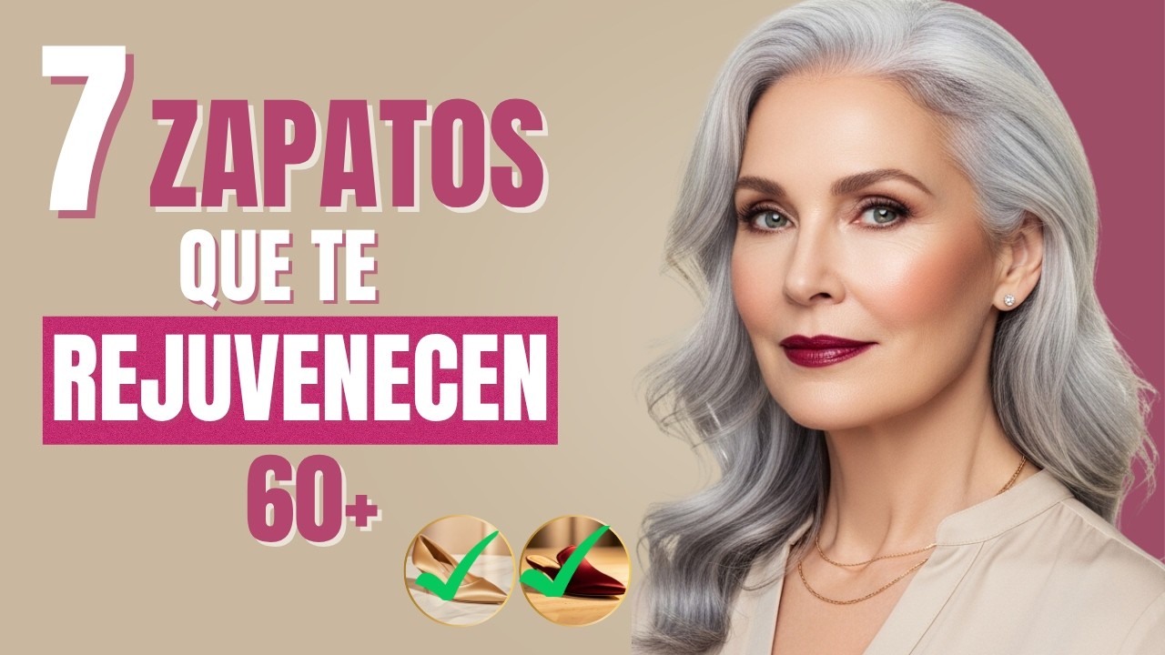 7 Zapatos que te hacen Ver MÁS JOVEN y ELEGANTE a los 60+