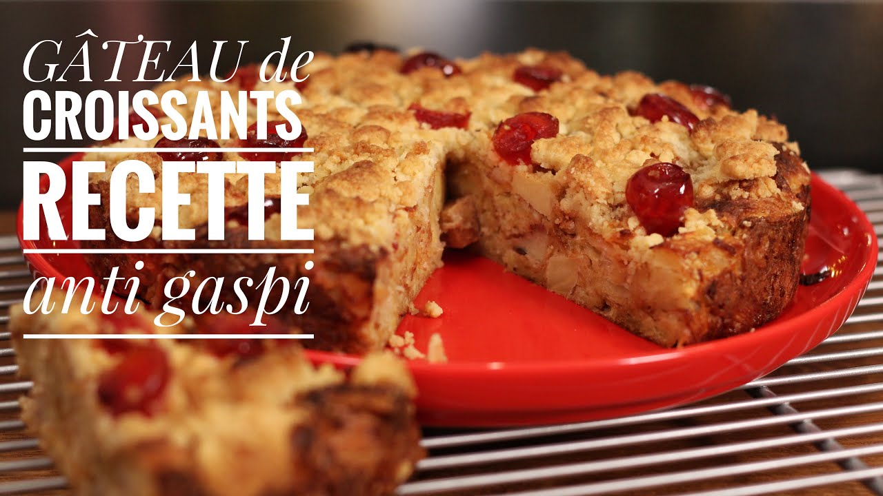 Recette anti gaspi 🥐  Gateau de croissants secs, recyclez 😘