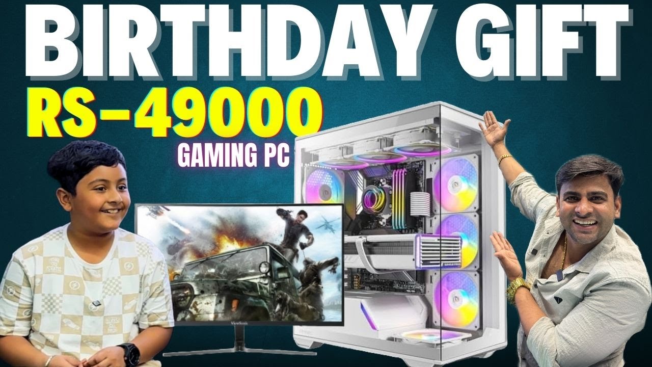 Unboxing Birthday Gift Gaming Pc Setup Rs-49000 | RYZEN7 With Monitor | Gaming Pc Wala