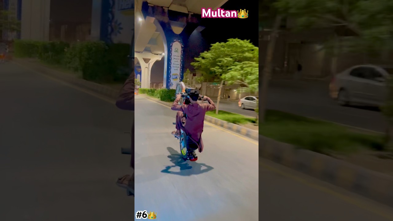 It&rsquo;s me Hassan Ali Ansari6 in Multan one wheeling #viralvideo #stunt #onewheeling #unfrezzmyaccount