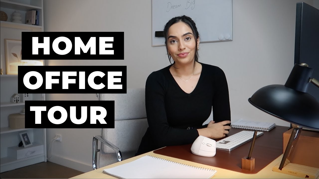 Home Office Tour and Desk Setup | Modern & Functional | 2023