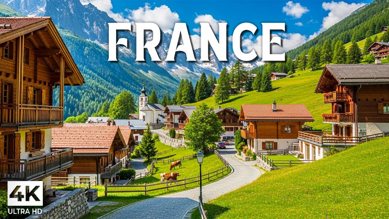 France 4K | Epic Alps, Fairytale Villages & Peaceful Countryside