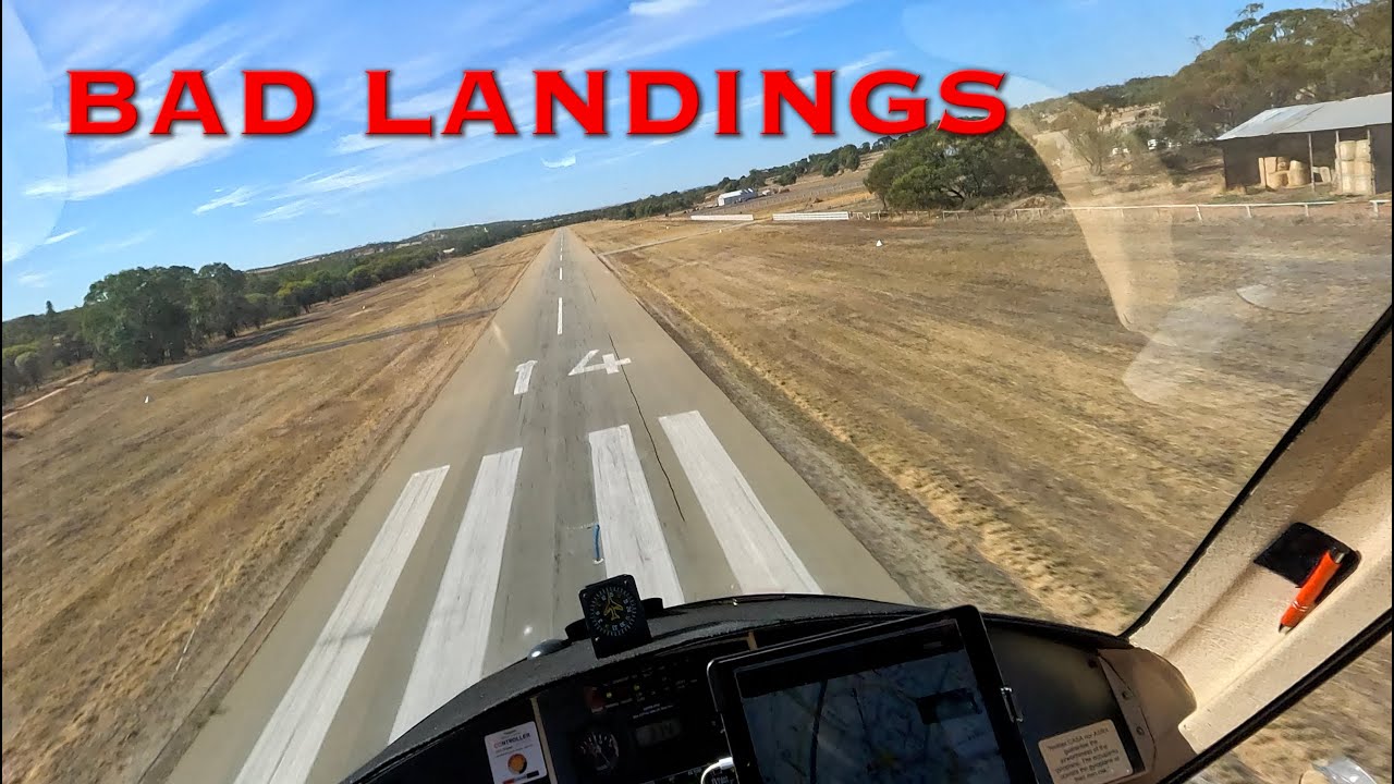 Struggling to Land in a Gyrocopter