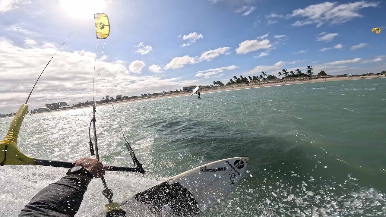 Florida Kitesurfing Kiteboarding Fort Pierce, Florida North Winds Mikey Mike