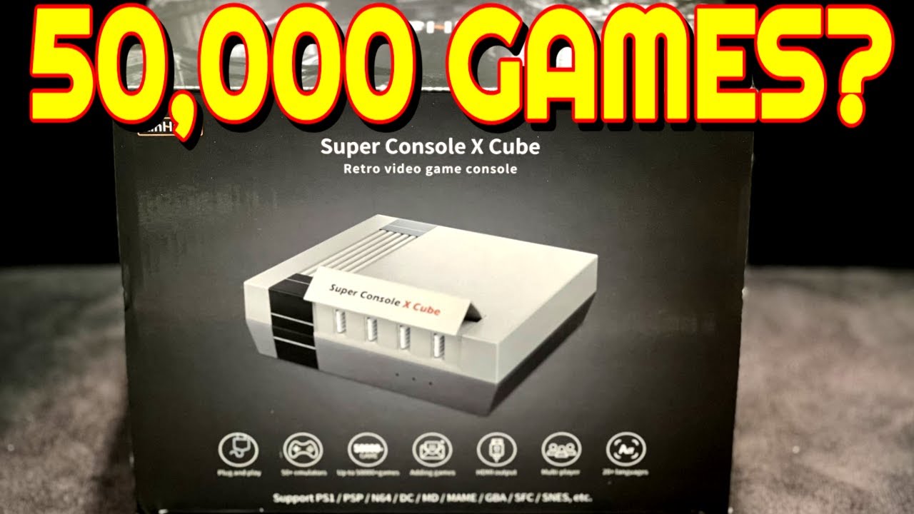 This has 50,000 games?  Super Console X Cube