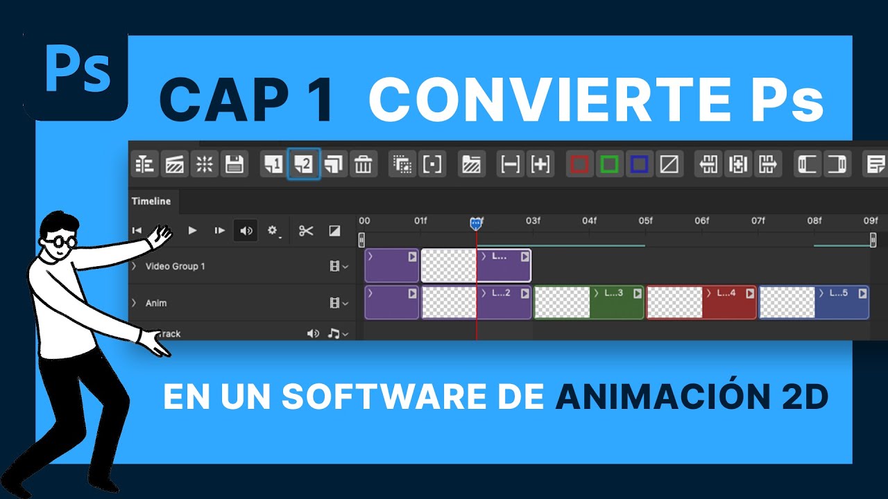 Curso de Animación 2D desde Photoshop / CAP 1 / Plugins gratis para animar frame by frame en Ps