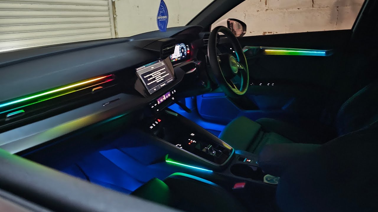 Audi A3 8Y Symphony Ambient Light Install | RGB LED Car Interior Lights | Car Ambient Lights