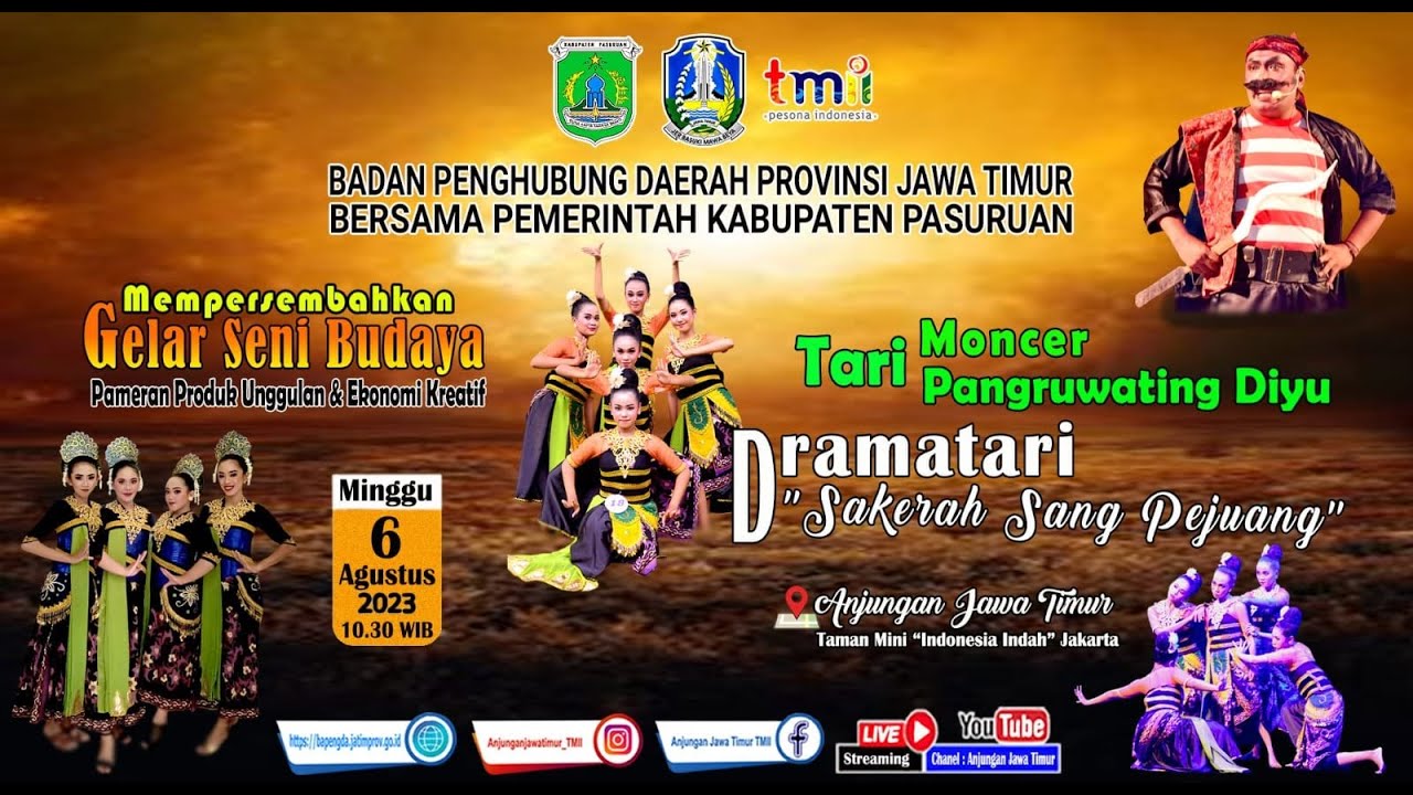 KAB. PASURUAN | Tari Moncer Pangruwating Diyu danDramatari Cerita 
