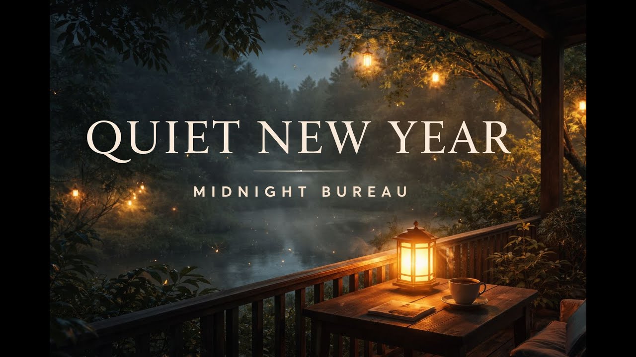 Quiet New Year Calm 🌙 | Chill Instrumental Music to Leave On | Midnight Bureau