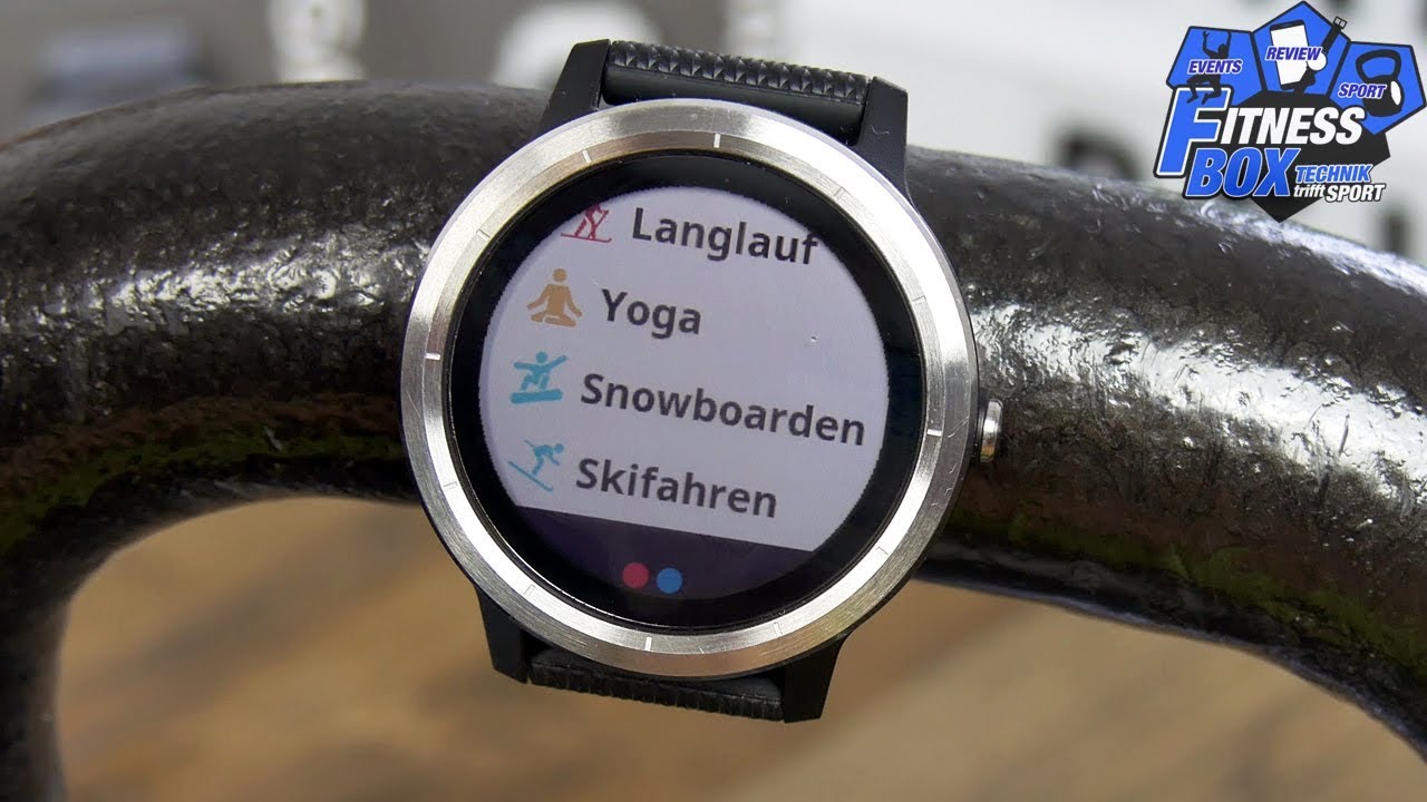 Garmin Vivoactive 3 im Test: Funktionen, Einstellungen, Bedienung Menüführung & Sportmenü im Detail