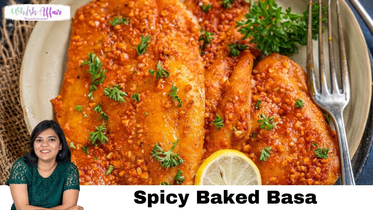 Spicy Baked Basa Recipe With Lemon And Garlic