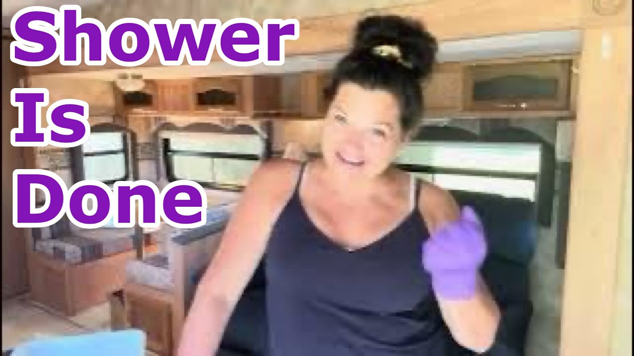RV Shower Renovation