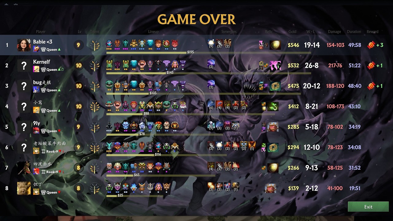 Dota Auto Chess - TA3 versus Spec3 WK3 ~ Crazyyyyy game at China Server