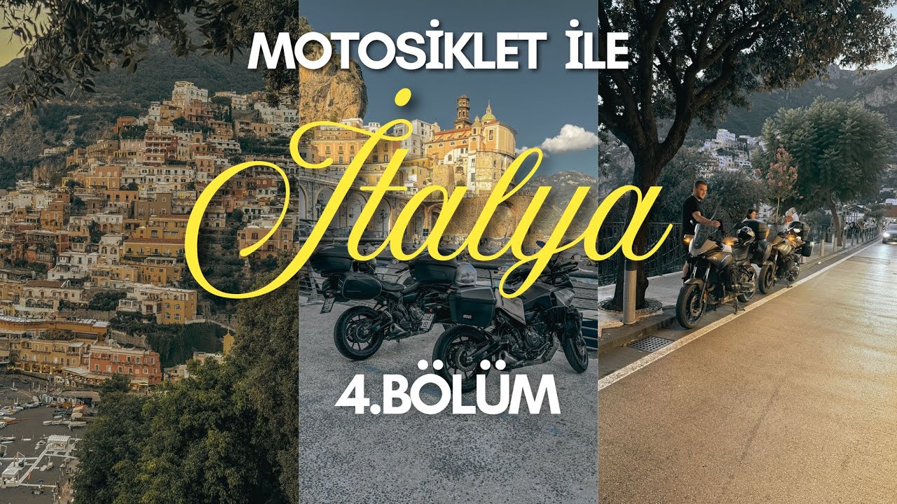 Amalfi Sahillerinde Motosiklet Sürmek! En Keyifli İtalya Rotası
