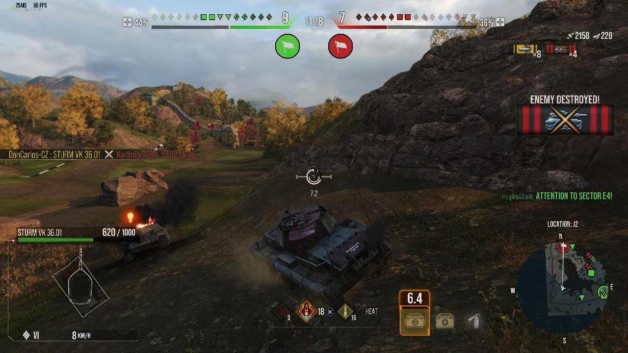 WoT Ps5 Sturm VK 36.01 10 Kills 3600 Damage Ace Tanker