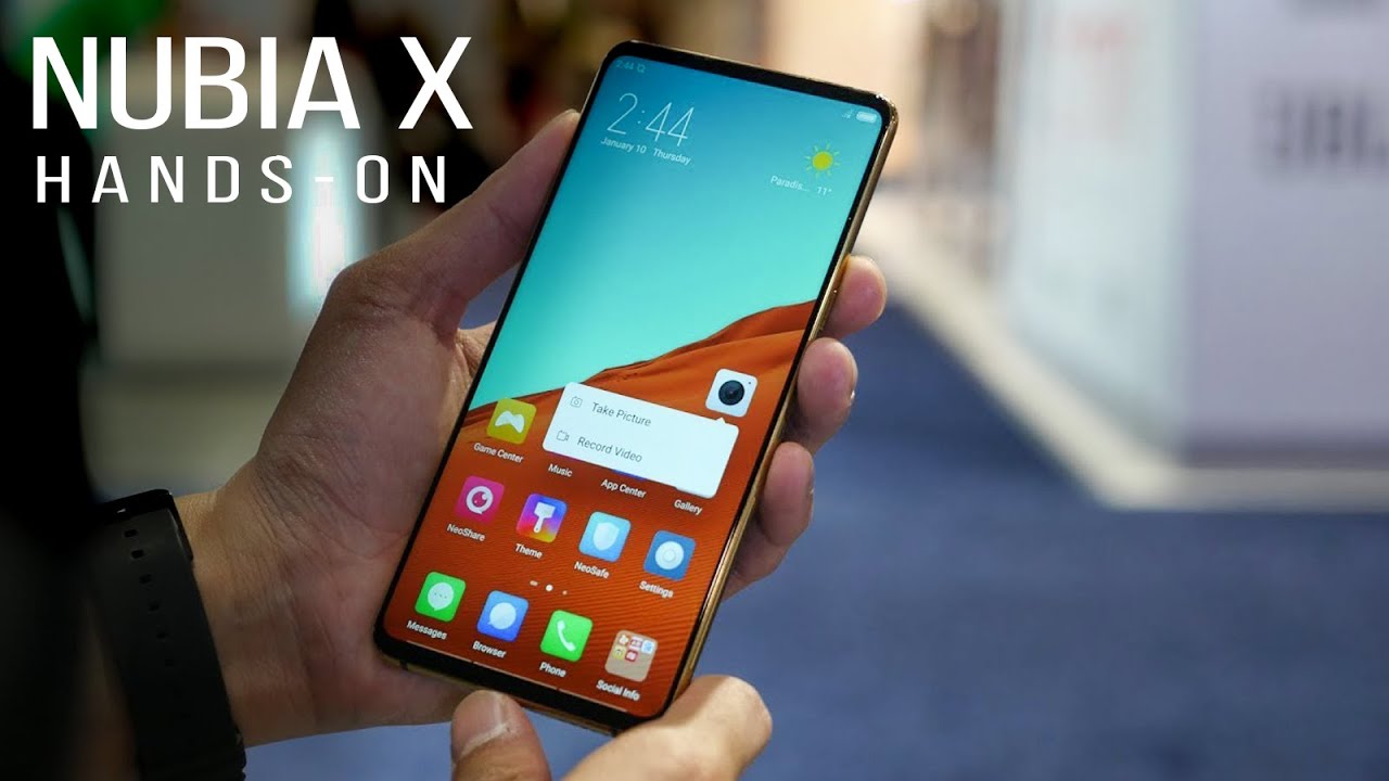 Nubia X hands-on: Two displays, two fingerprint scanners, almost no bezels