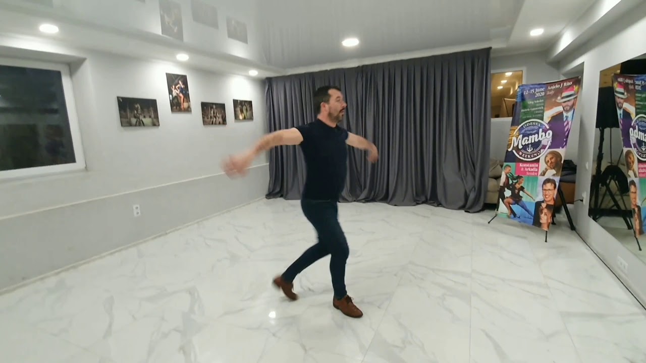 Salsa footwork. Pavel Ivlyshkin. Комбинация #1 для развития музыкальности.