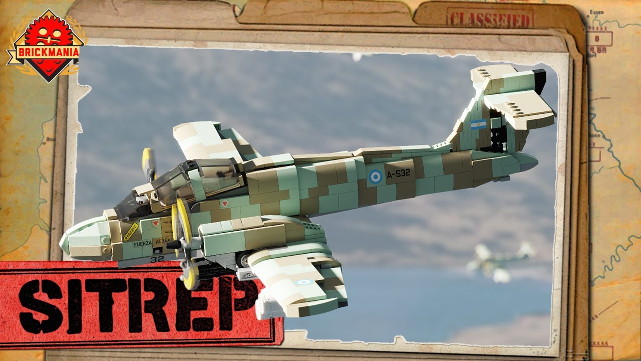 FMA IA 58 Pucará Custom Military LEGO Build!
