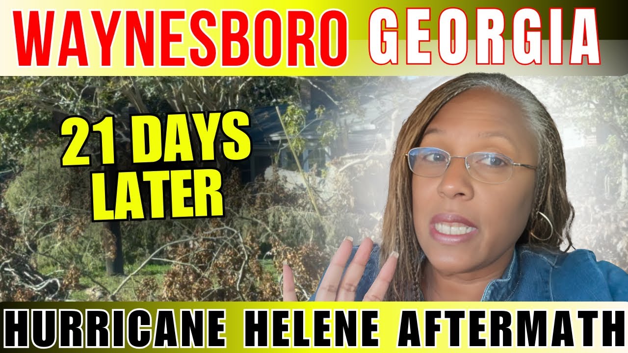 Waynesboro Georgia: 21 Days After Hurricane Helene | Damage and Recovery Tour