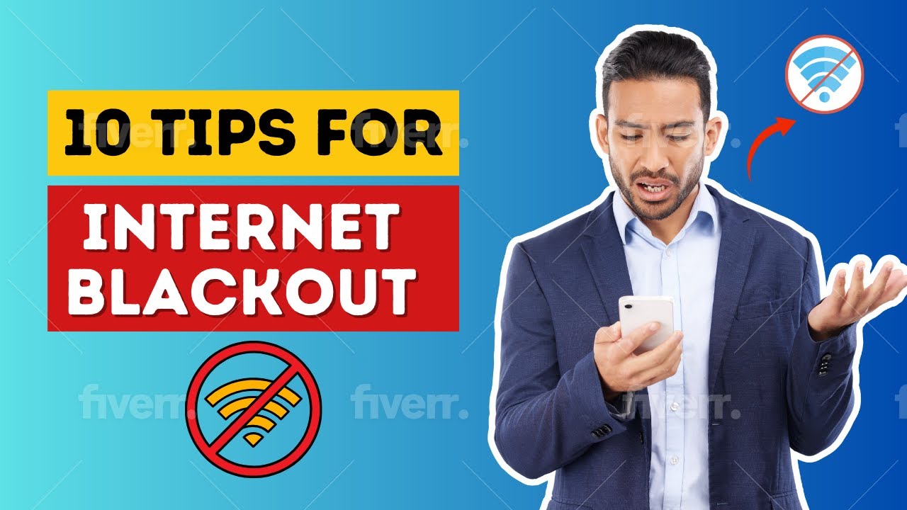 10 Essential Tips for Surviving an Internet Blackout🙊⛔️