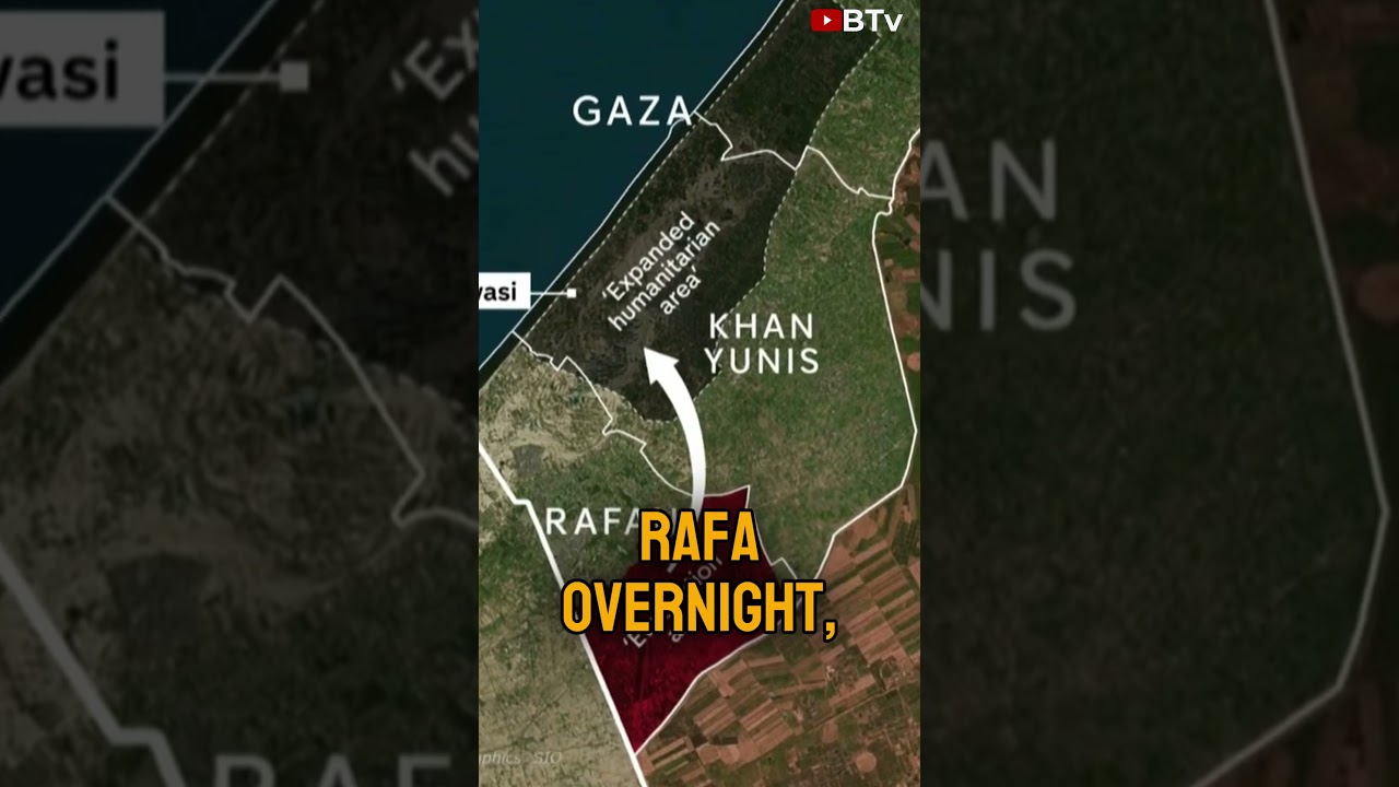 Gaza Crisis: IDF's Humanitarian Zone in Rafah #Gaza #IDF #Palestine