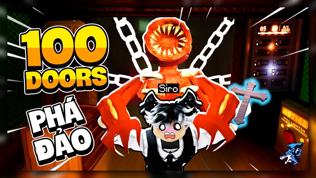 Tui Đã Phá Đảo Được 100 Doors? Siro Dùng THÁNH GIÁ Tiêu Diệt RUSH Trong  Roblox