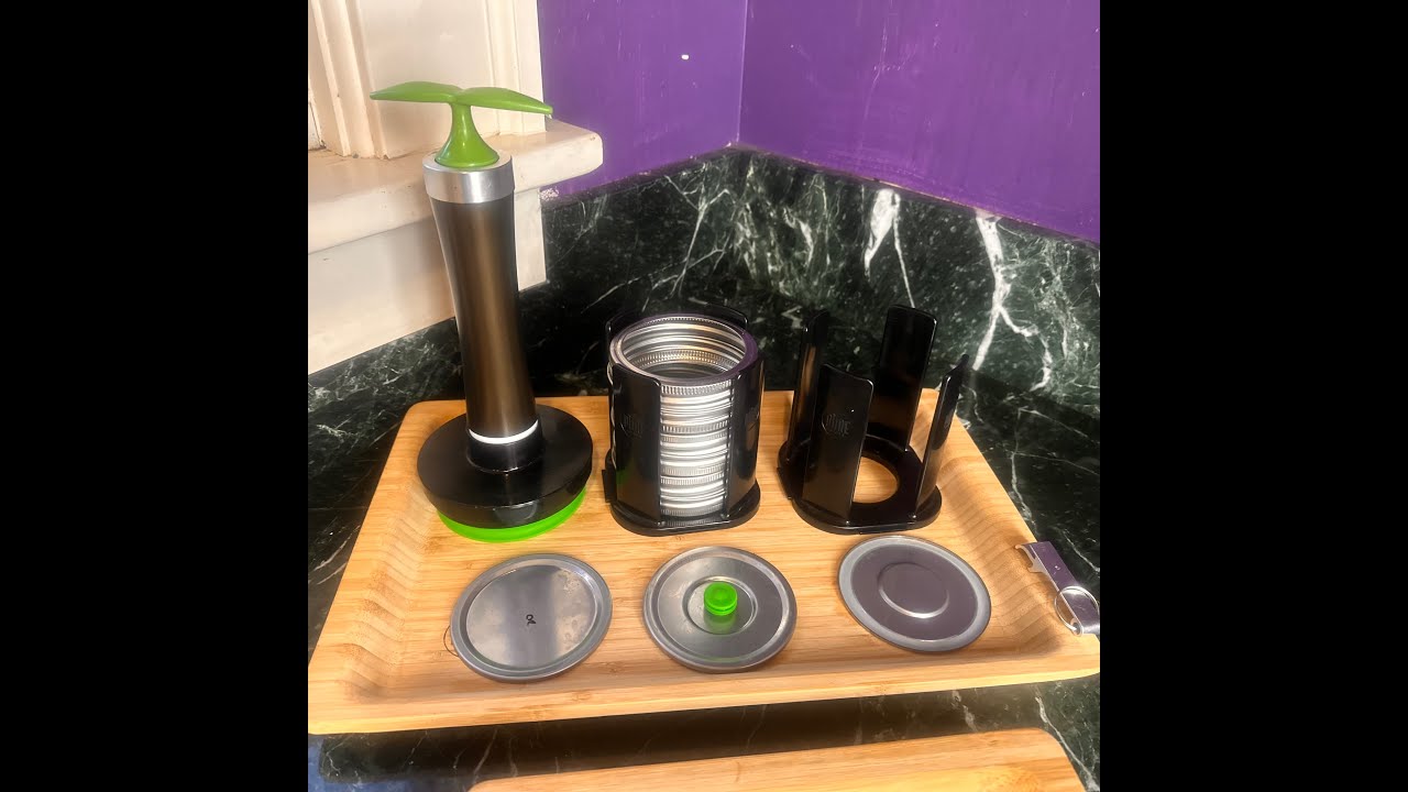 The PURE MVP MASON JAR VACUUM SYSTEM FOR JUICE  - UPDATE