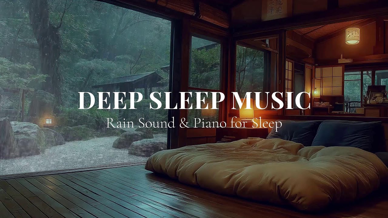 Rain Sounds and Gentle Piano — Peaceful Night Ambience for Rest and Healing