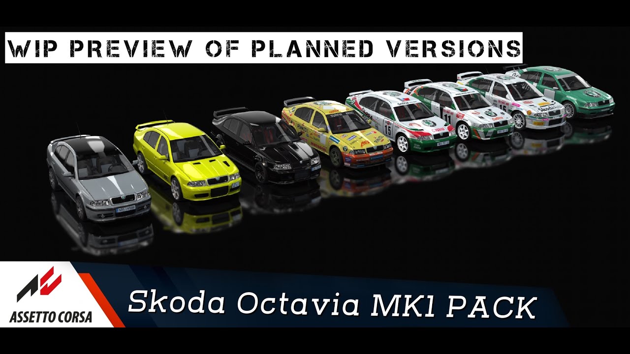 Assetto Corsa - Skoda Octavia MK1 Pack - WIP PREVIEW