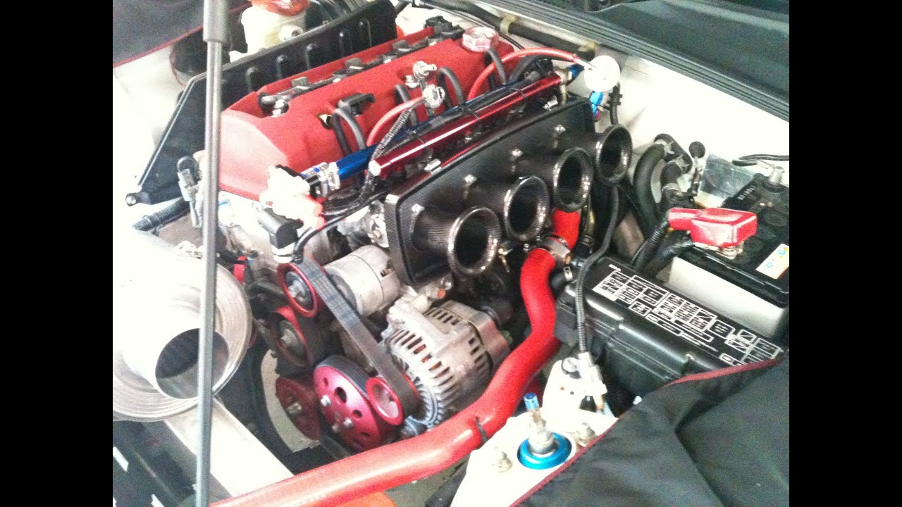 HONDA S2000 F20C K&alpha;i : K-Tech tuned engine with TODA ITB ( NA 294HP 29.2kg/m :  Rebirth and Dyno )