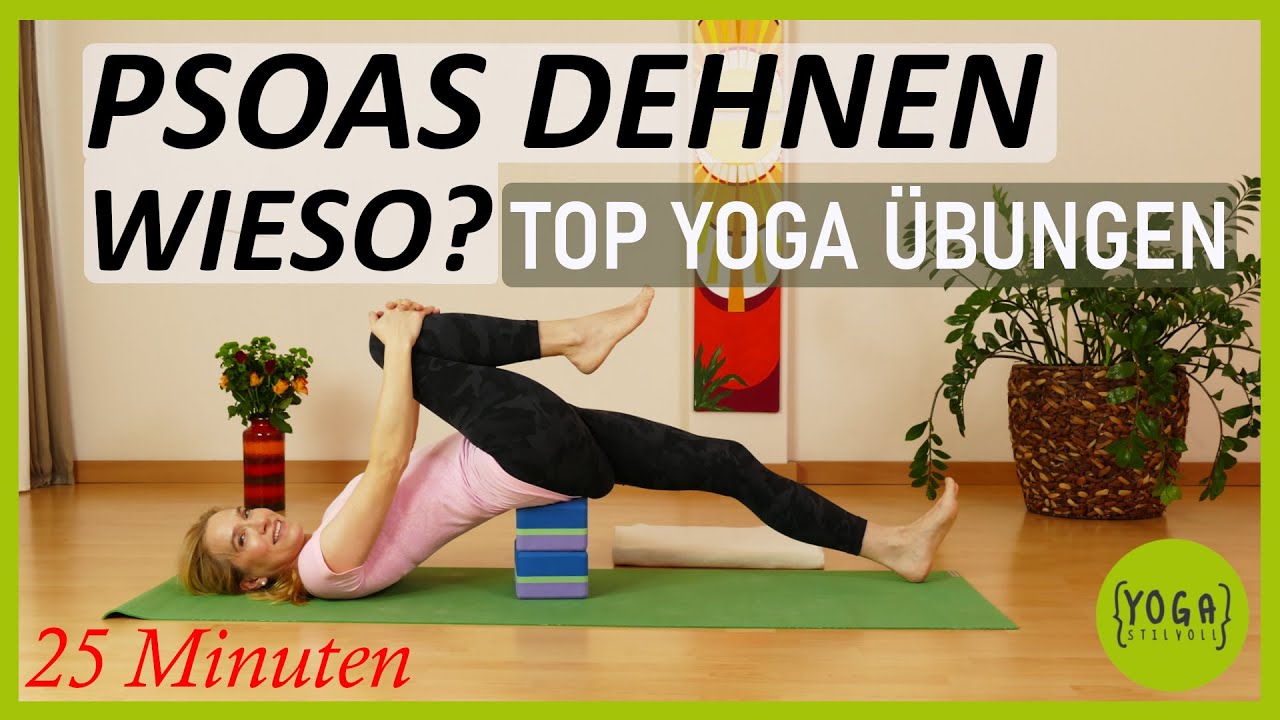 Psoas dehnen | Yoga Übungen für eine bewegliche Hüfte  😊 | Dehnung des Hüftbeugers