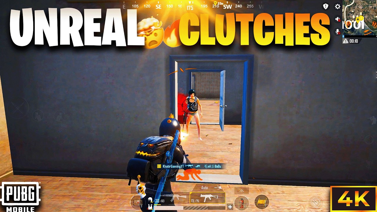 Unreal Clutches🔥 On Emulator 🤯Pubg Mobile | KHATIR GAMING |