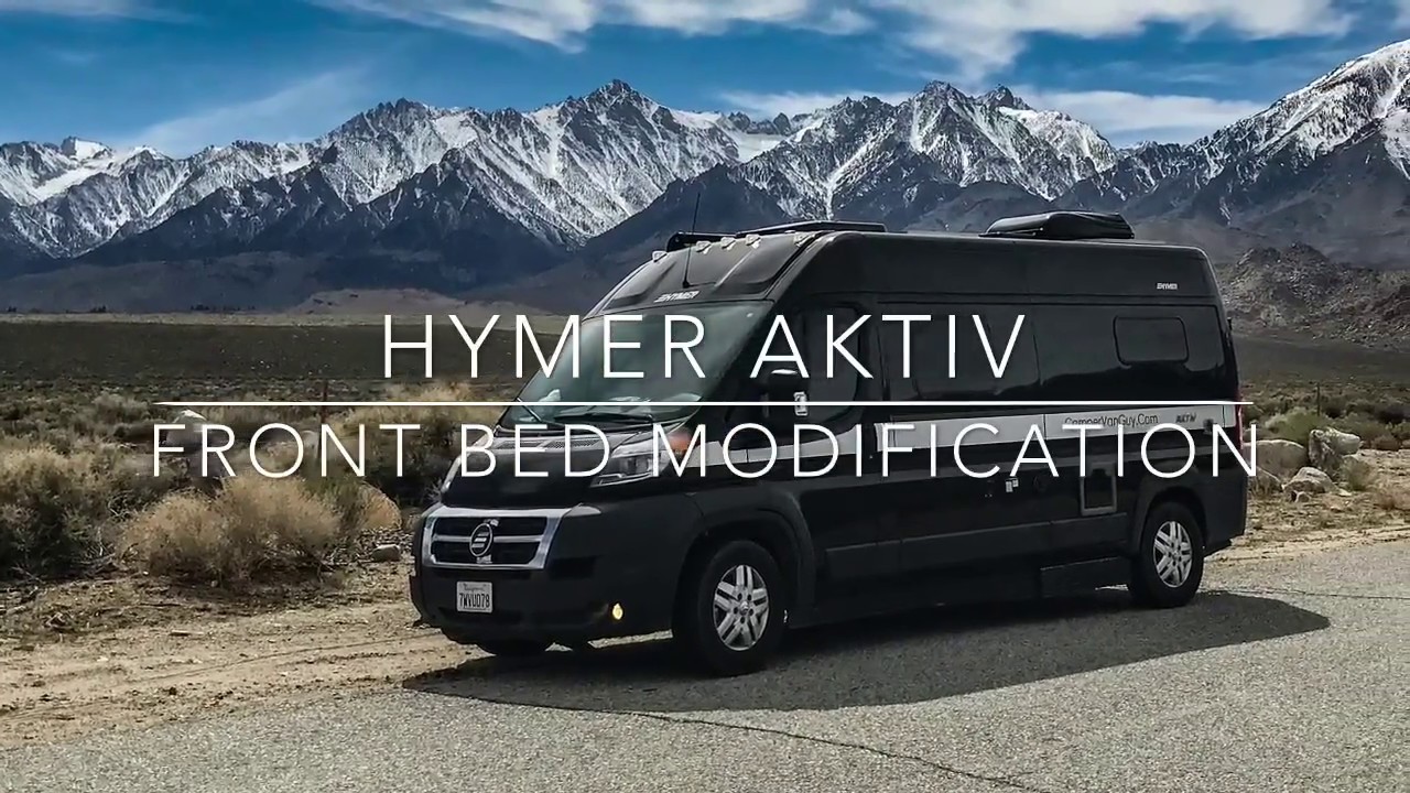 Hymer Aktiv Front Bed Modification