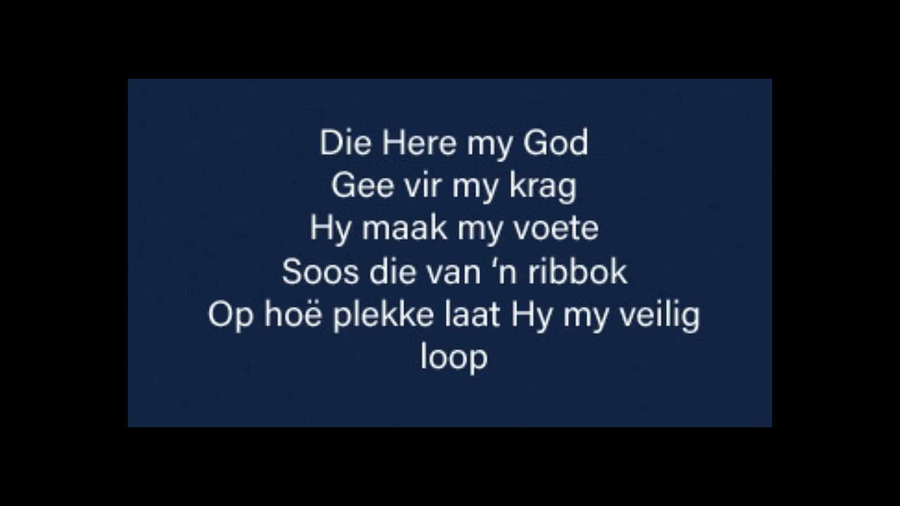 Habakuk 3 (met Lirieke)