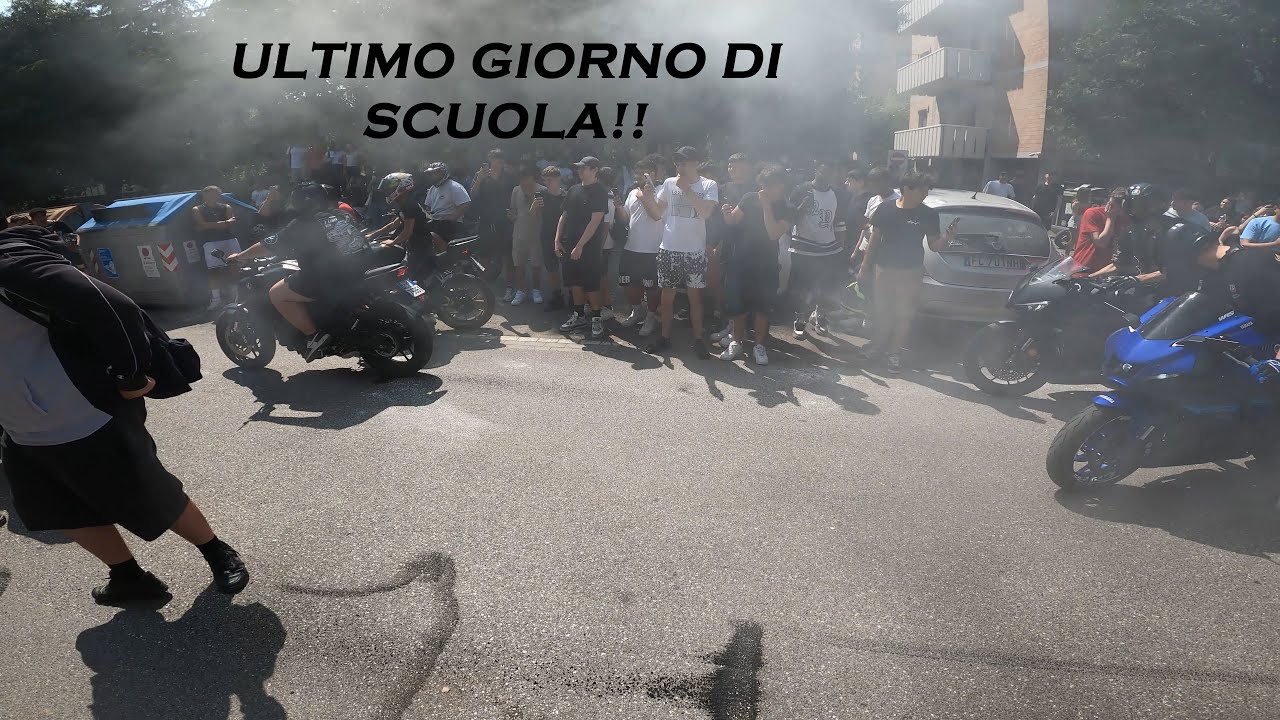 INSEGUIMENTI, PETARDI E TANTO CASINO ALL'ULTIMO GIORNO DI SCUOLA!!