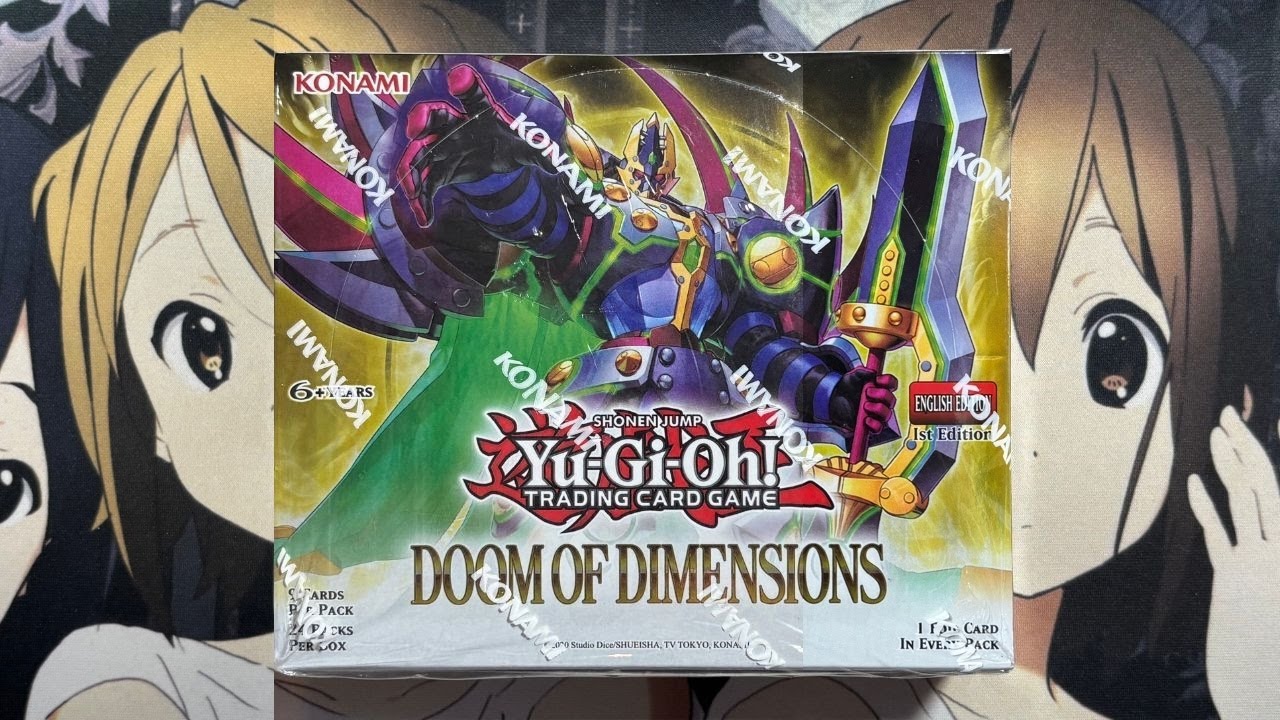 Opening My Doom of Dimensions Yugioh Booster Box TCG