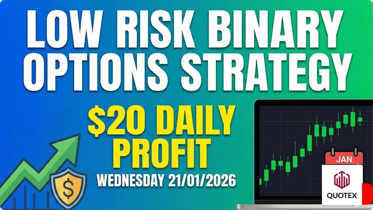 🔴Binary Trading (21/01/2026) | EARN 20$ DAILY: Easy & Quick 💸 | EARN from Home 🚀