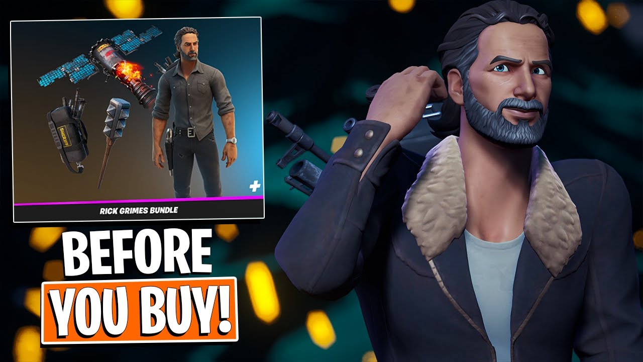 How did Epic Mess Up RICK GRIMES? Gameplay + Combos! Before You Buy (Fortnite Battle Royale)