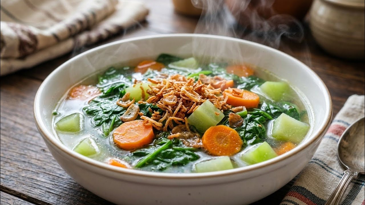 Anti Kolesterol‼️Resep SAYUR BENING Untuk Buka Puasa