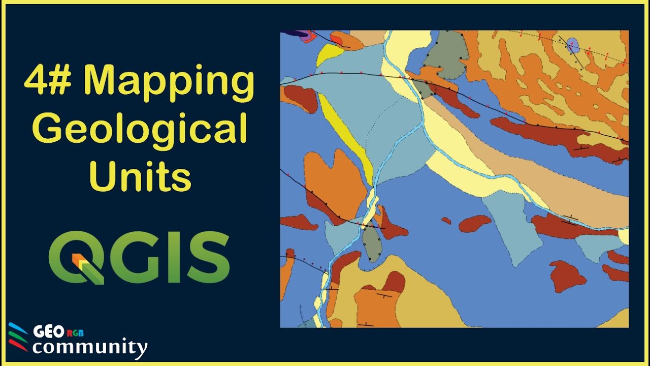 QGIS Mapping Geological Units