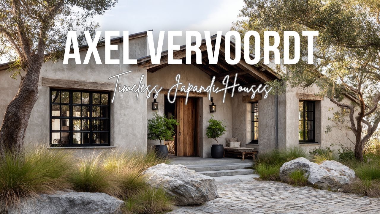 Timeless Japandi Houses Inspired by Axel Vervoordt with Patina Earth Tones and Stillness