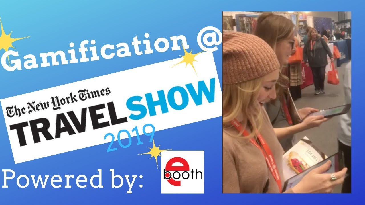 Ebooth at NYT Travel Show 2019