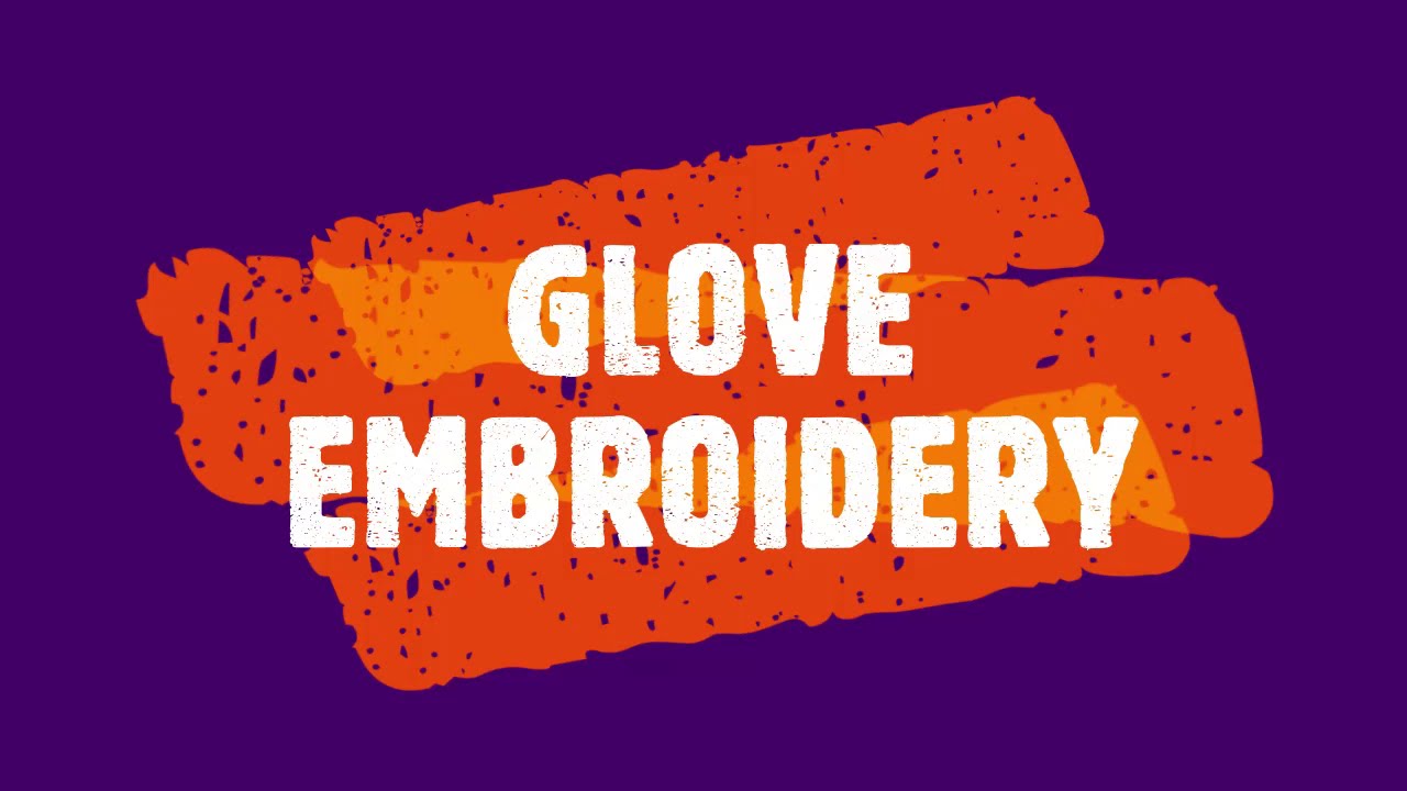 Embroidery on Gloves